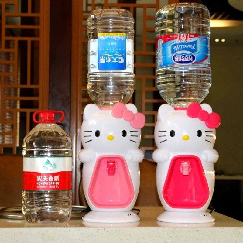 Cartoon Cute Children Drinking Fountain Can Drink Water Food Grade Hello KittyKT Cat Hello Water Dispenser 6