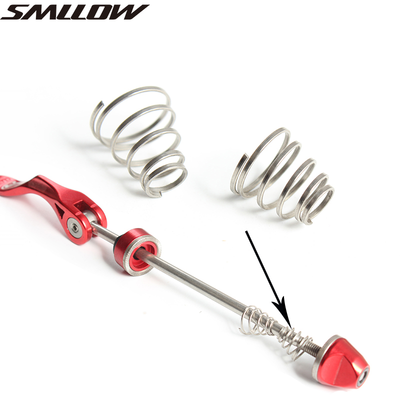 SMLL bicycle quick release lever spring Hub Quick release shaft spring Axle fixing rod Stainless steel spring