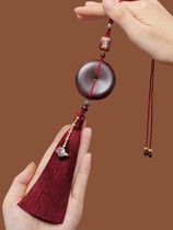 Car pendant Car pendant sandalwood safety buckle hand-woven Xiangyun car decoration creative high-end men and women