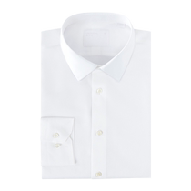PYE No-iron and easy care mens classic business formal long-sleeved shirt small eight-collar cotton white shirt