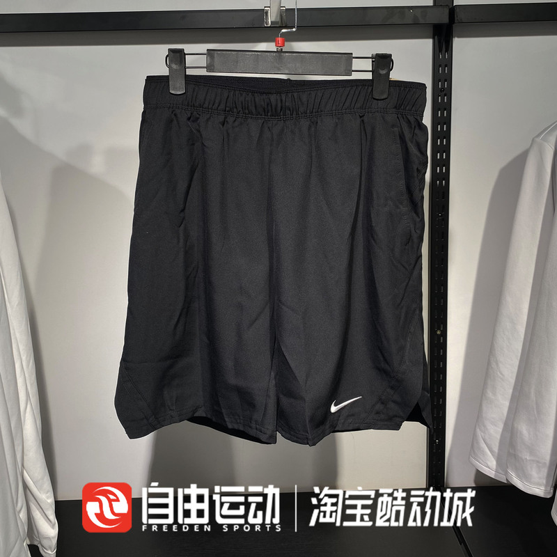 Nike Dri-Fit Men's Sports and Leisure Tennis Breathable Lightweight Woven Shorts Fd5385-010 Nike Dri-Fit Men's Sports and Leisure Tennis Breathable Lightweight Woven Shorts Fd5385-010