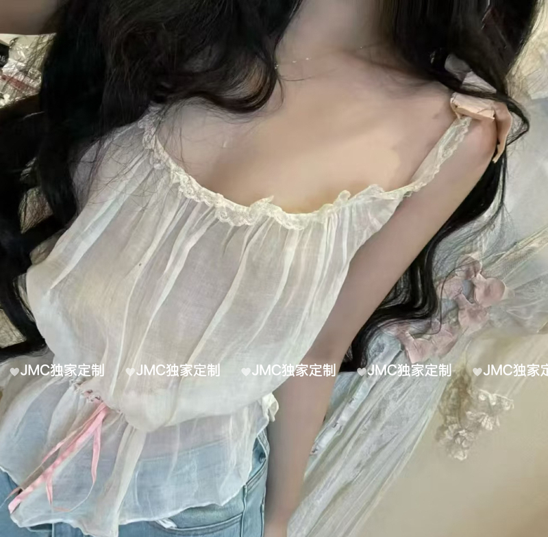 Jmc'Nyx Bespoke Vintage Beautiful Clothing 2026 New French Style Heavy Lace Patchwork Shirt for Women