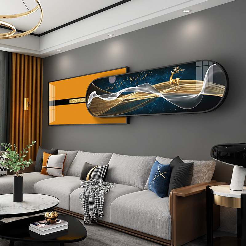 Modern Light Lavish Sofa TV Background Wall Decorative Nordic Living Room Wall Pendant Dining Hall Wall Creative Hanging Accessories