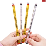 Милое регулируемое оружие, магнитная ручка-роллер с золотым наконечником для школьников