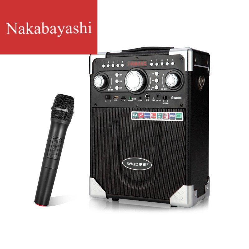 S8 outdoor with wireless Bluetooth plug-in microphone stereo 3d surround portable audio