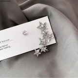 Асимметричные ретро клипсы, модные серьги, простой и элегантный дизайн