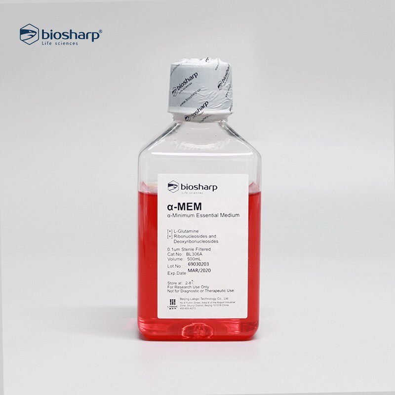 biosharp BL306A a-MEM液体培养基含酚红HEPES