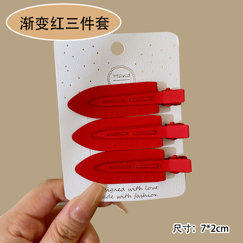 images 17:Wireless hair clip female BB clip side forehead Liu Hai side with small hair card makeup card duck mouth clip