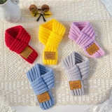 Шарф, плетеный демисезонный милый аксессуар