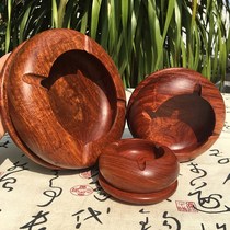 Myanmar Red Wood Flowers Pear Wood Ashtrays Wood Solid Wood Big Fruits Purple Sandalwood Retro Creative High Gear Gift Wood Carvings
