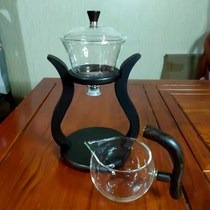 Magnetic Attraction Tea Set Palace Lamp Glass Tea Set Half Fully Automatic Sloth tea Tea Maker Tea Pot lid bowl Gongfu Tea Cup suit