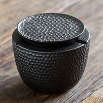 Ashtrays Creativity Retro Personality Living Room Office Fashion Trends Ceramics Large Capacity Home Ashtrays With Lid