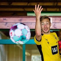 PUMA PUMA Dortmund BVB Hornet football match warm-up running fitness short sleeve T-shirt training suit men