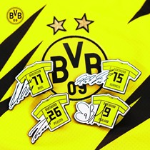 BVB多特蒙德球迷专属英雄签名系列徽章礼盒俱乐部周边四个装