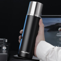 Traditional and simplified thermos cups for men and women 316 stainless steel portable water cup outdoor sports bullet 500ML aurora lettering