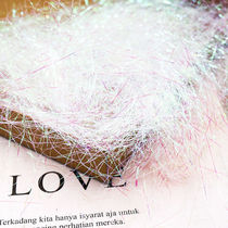 Large amount of raffia gold glitter grass gift box filling silk wedding supplies wedding candy gift box decoration