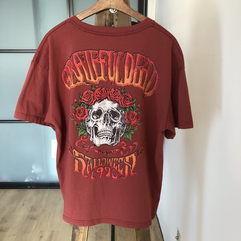 Men's Short-Sleeve T-Shirt for Foreign Trade, Loose Casual Style, Grateful Dead Metal Rock Band