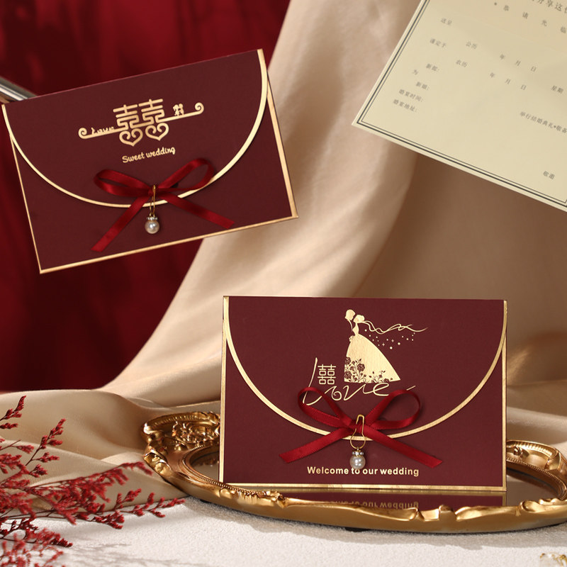 Invitation to Cambodia Heinewedding Please post 2022 Wedding Invitation Letter Brief Eu-Style Wedding Banquet Supplies Wedding book upscale