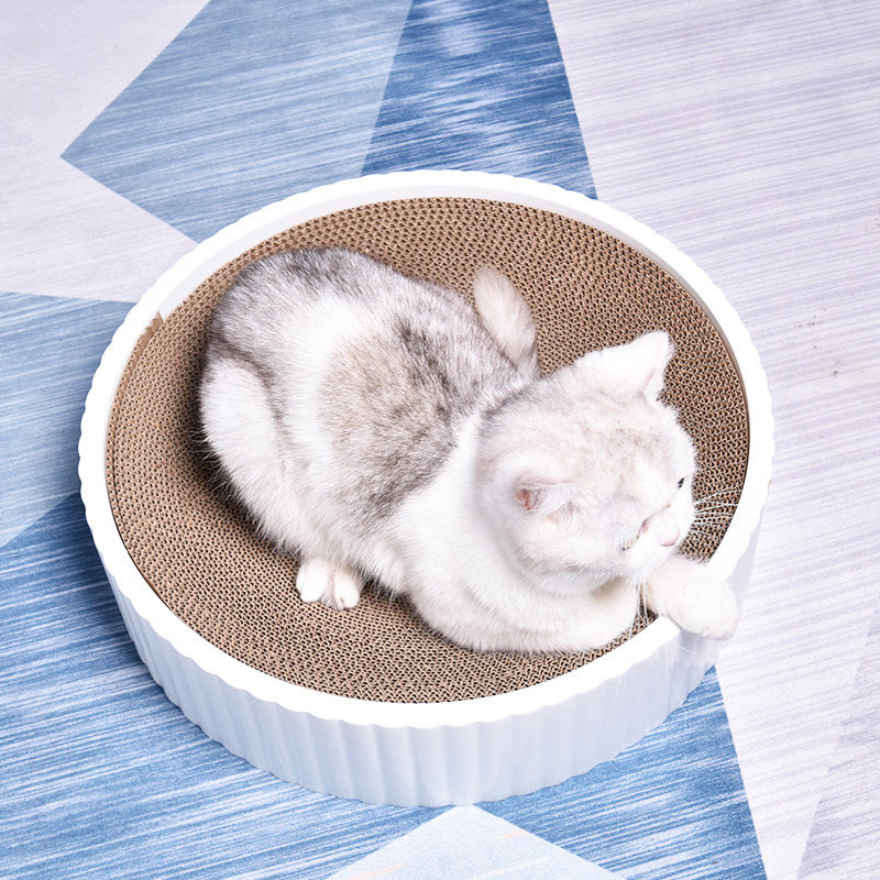 Cat scratching board nest cat claw board grinding device cat scratching pot cat nest corrugated paper cat can not scratch crumbs cat toys cat supplies