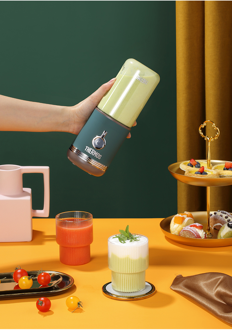 膳魔师 迷你便携无线榨汁机+Tritan便携杯 图5