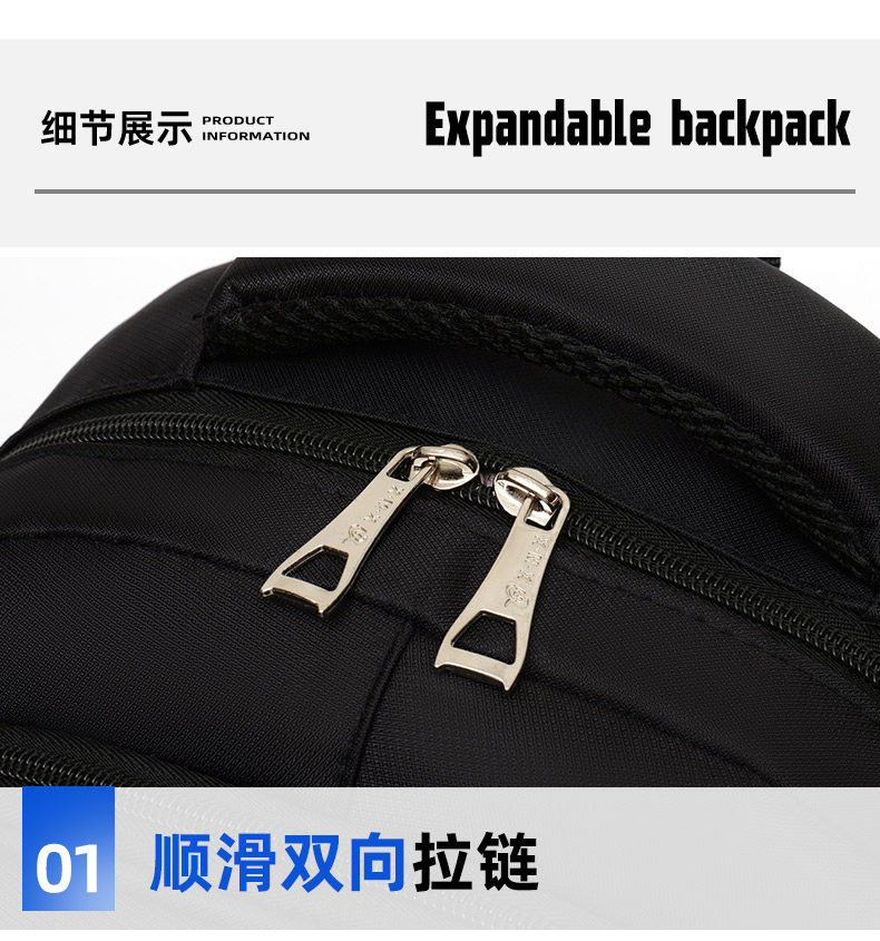 日常上班通勤小号双肩包男大容量商务出差14寸电脑背包防泼水耐用详情29