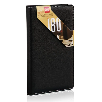 Deli Business Cark Book 5792 Имитация кожаная лапша мужская визитная карточка клип 180 карт книг