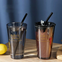 tomoni两用玻璃杯便携可爱水杯