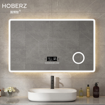 Toilet mirror bathroom mirror smart mirror touch screen wall mirror anti-fog led mirror bathroom mirror with light