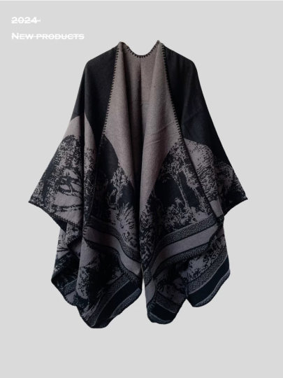 披肩女外搭高端洋气2025新款秋冬季空调房保暖办公室双面可披围巾