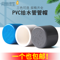 PVC water pipe fittings water supply pipe plug cap cap plastic pipe fitting joint 20 25 32 40 50