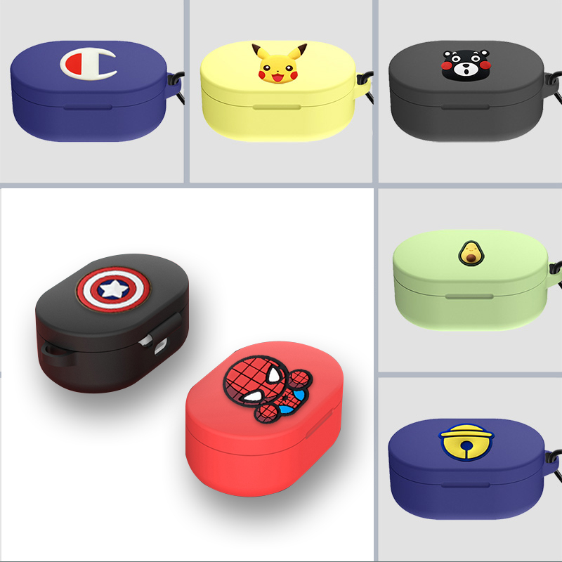 Redmi airdots 2 bluetooth earphone case Redmi AirDots2 silicone case youth version anti-fall Xiaomi soft shell airdots storage case charging box anti-fall