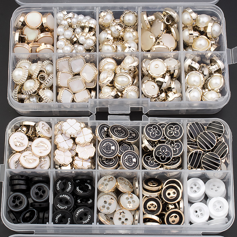 シャツボタン高級パール小シャネル風カーディガンジャケットシャツレディース万能ブラック装飾丸ボタンアクセサリー