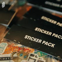 FIRST STORE STICKERS | Transparent creativity is easy to tear without marks