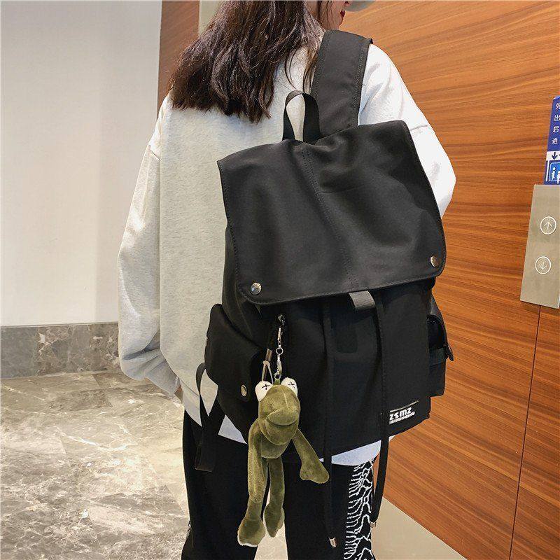 Sports Students Training School Bags Ins Trend Post-Trend Post-Pack Men's Boomer Big Capacity Computer Bag Minimalist Casual Fashion Women