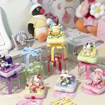 Moonlight Society Sanrio Melody's Beloved Star Wish Finger Ring Cinnamoroll Perfume Bottle Assembly Toy High-Rise Building Blocks
