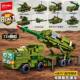 Survival War Patriot Missile Vehicle Soviet Anti-Aircraft Missile Assembly Fun High Building Block Toy Ornament for Men Gift