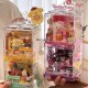 Adorable shop BOX series building blocks Sanrio Hello Kitty Kuromi Pacha dog can be used as a DIY girl’s birthday gift