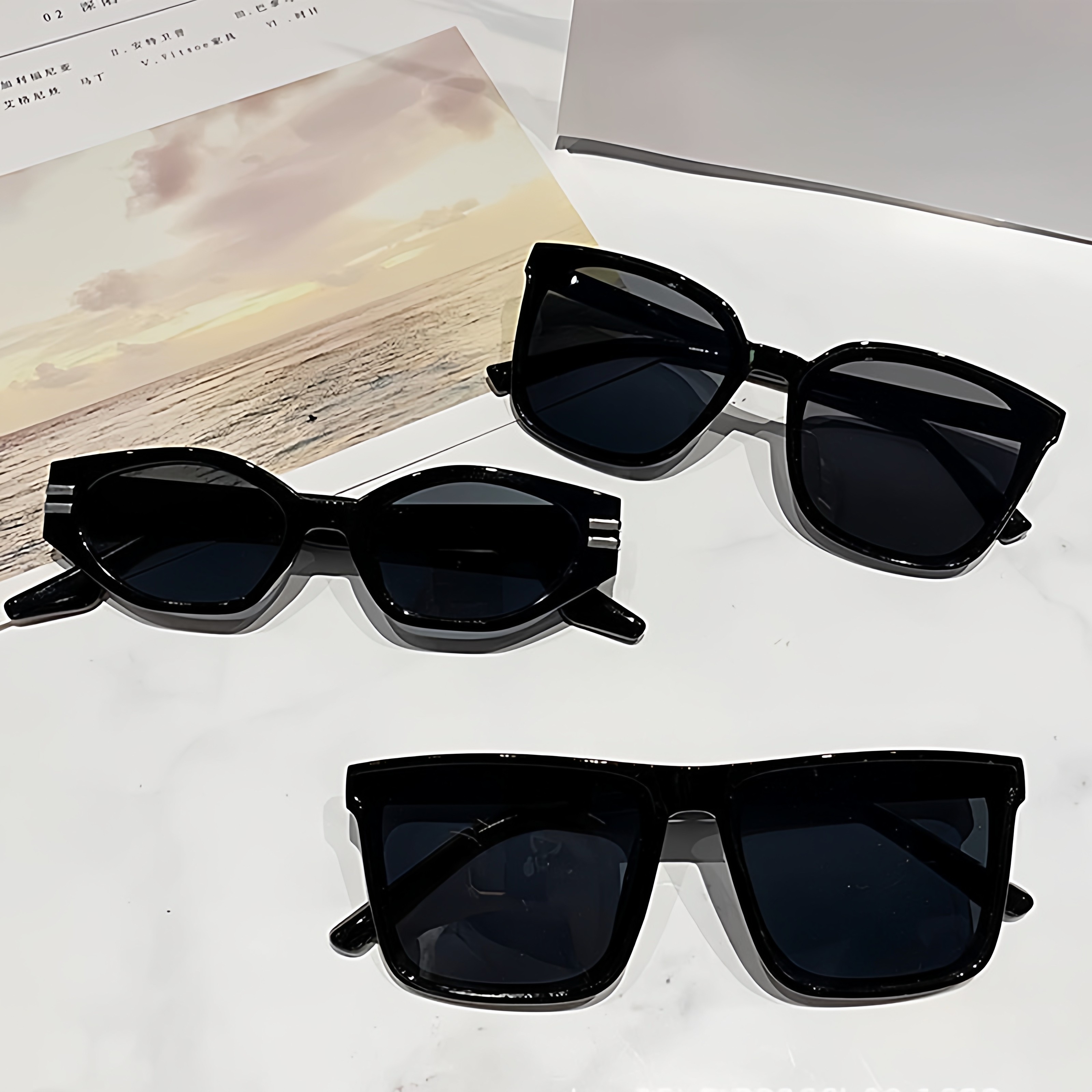 Square Sunglasses for Men 2026 New Style High-End Trendy Brand Polarized Driving Sunglasses for Men and Women