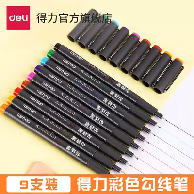 Stationery s563 double-headed art hook pen Black art students with small heads, thin heads, mike pens, children's painting students with thin heads, thick heads, strange pens, marker pens