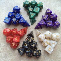 Multi-faceted dice COC board game running group TRPG Cthulhu dice dragon and dungeon DND20 face sieve numbers