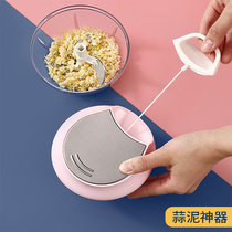 Manual garlic garlic cutter Household garlic shredder Vegetable shredder Small whirlwind cooking machine Chop pepper artifact