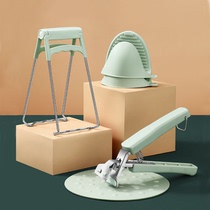 Anti-scalding clip chuck grab bowl clip Household kitchen artifact Steam clip pick-up plate non-slip hot steamer clip bowl device