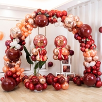 Wedding supplies Daquan Grooms wedding room layout set mans simple and generous bedroom high sense festive balloon