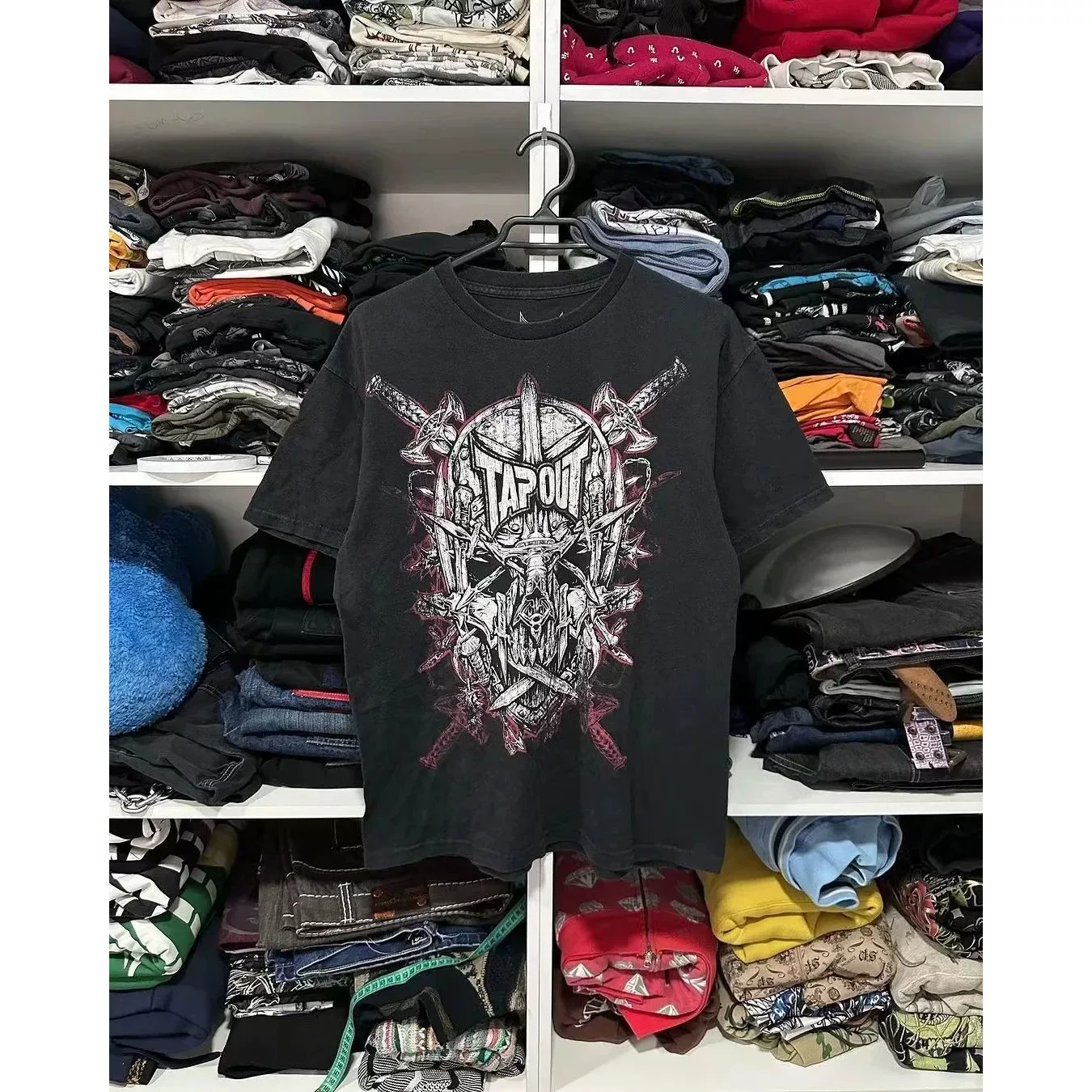 Футболка Sy2k oversized с графическим принтом, мужская в стиле 2000-х, разные размеры
