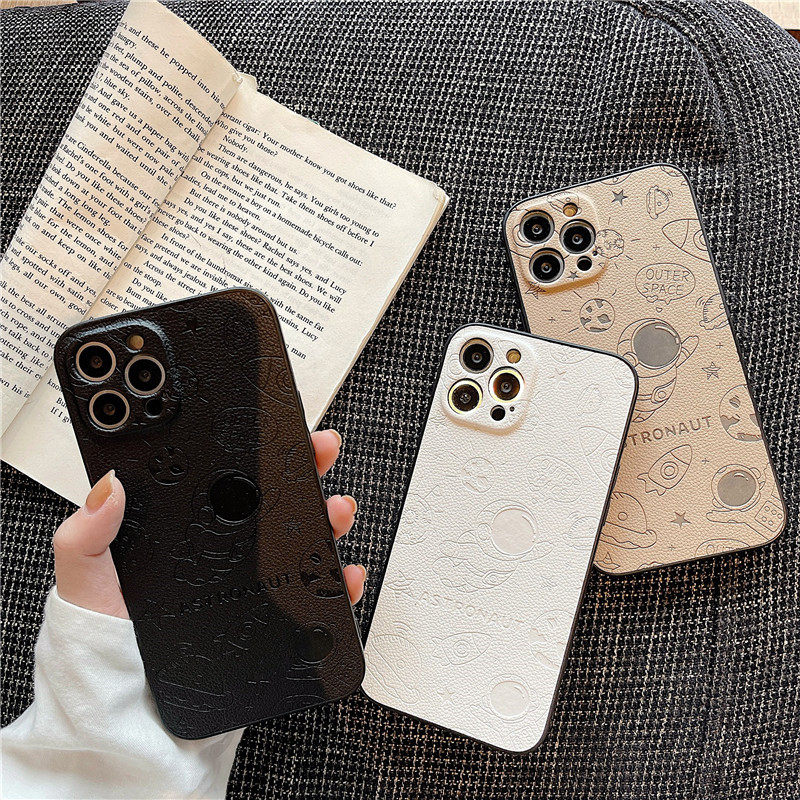 Japan-ROK creative astronauts apply iPhone13 12promax Apple 11 mobile phone protection shell xs xr new xsmax network red 7p full package 8plus anti-fall