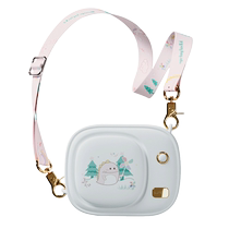 Hanging neck fan 2024 new small mini portable small fan childrens outdoor shoulder bag fan 1307T