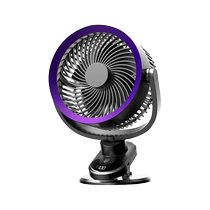 Intelligent voice control) clip-on small fan mini portable desktop small dormitory bed wall hanging 1307T