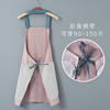 Cartoon Cute Wreath Rabbit Waterproof Coral Fleece Apron for Wiping Hands, Cooking, Doing Housework, Workwear