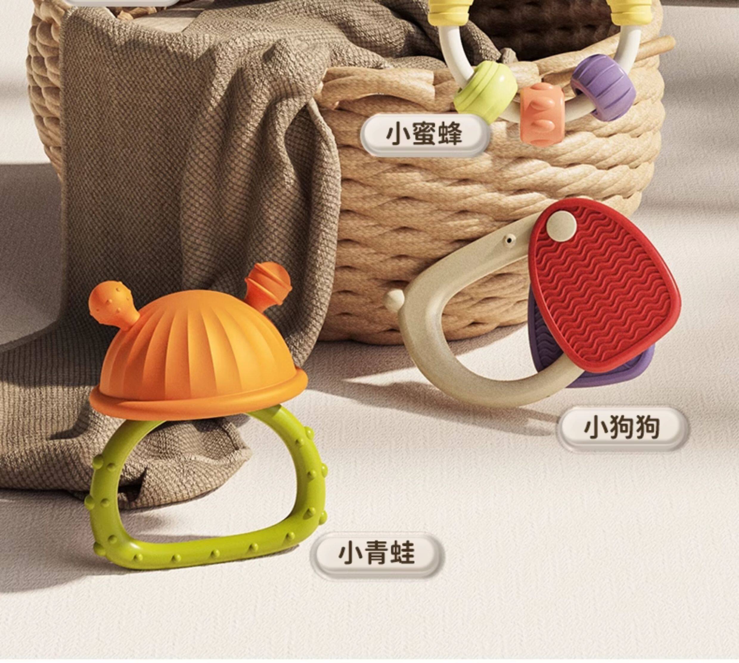 Гимнастический тренажер для детей 迪士尼婴儿宝宝摇铃3个月刚出生男女新生儿礼盒周岁礼0—1岁送礼