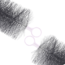 Brush filter fish pond filter material koi pond fish tank aquarium black filter brush cross stainless steel filter material